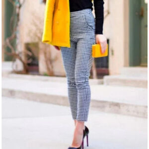 Cynthia Rowley Gingham Trousers Size 4